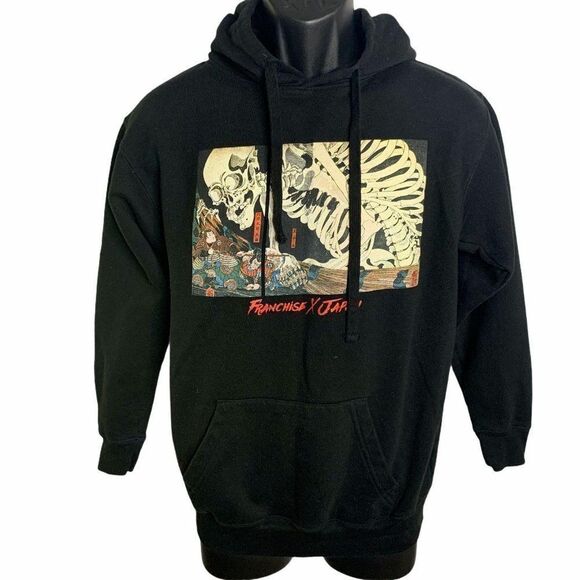 Franchise LA x Japan Hooded Sweatshirt S Black - Picture 1 of 8